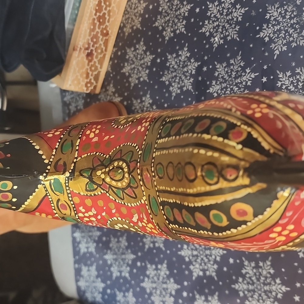 Hand Painted Metal Rocking Horse - Picture 5 of 11